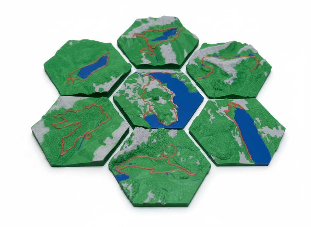 3D Map Hexagon