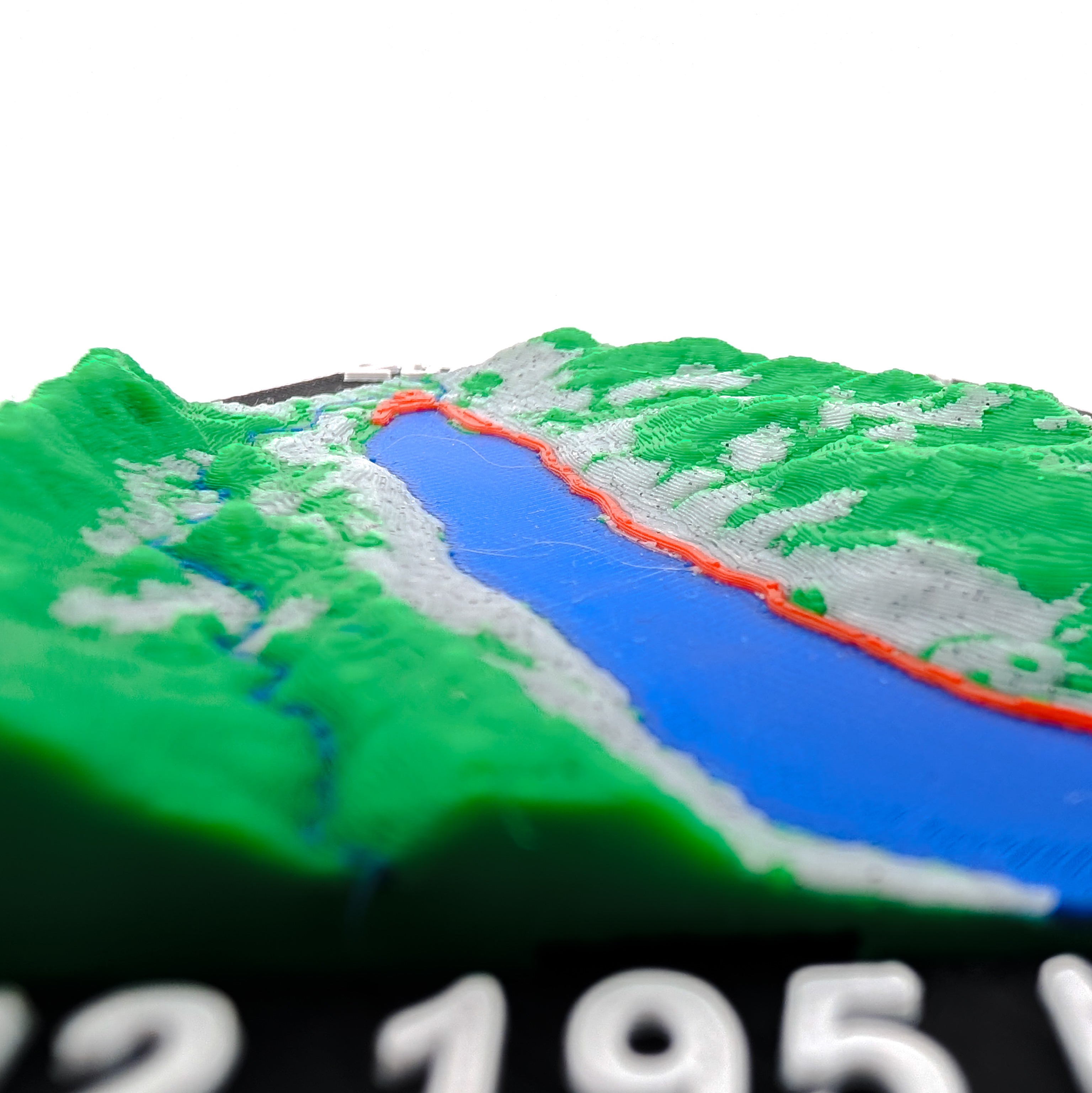 Zürich Marathon 2024/2025  3D Relief Map